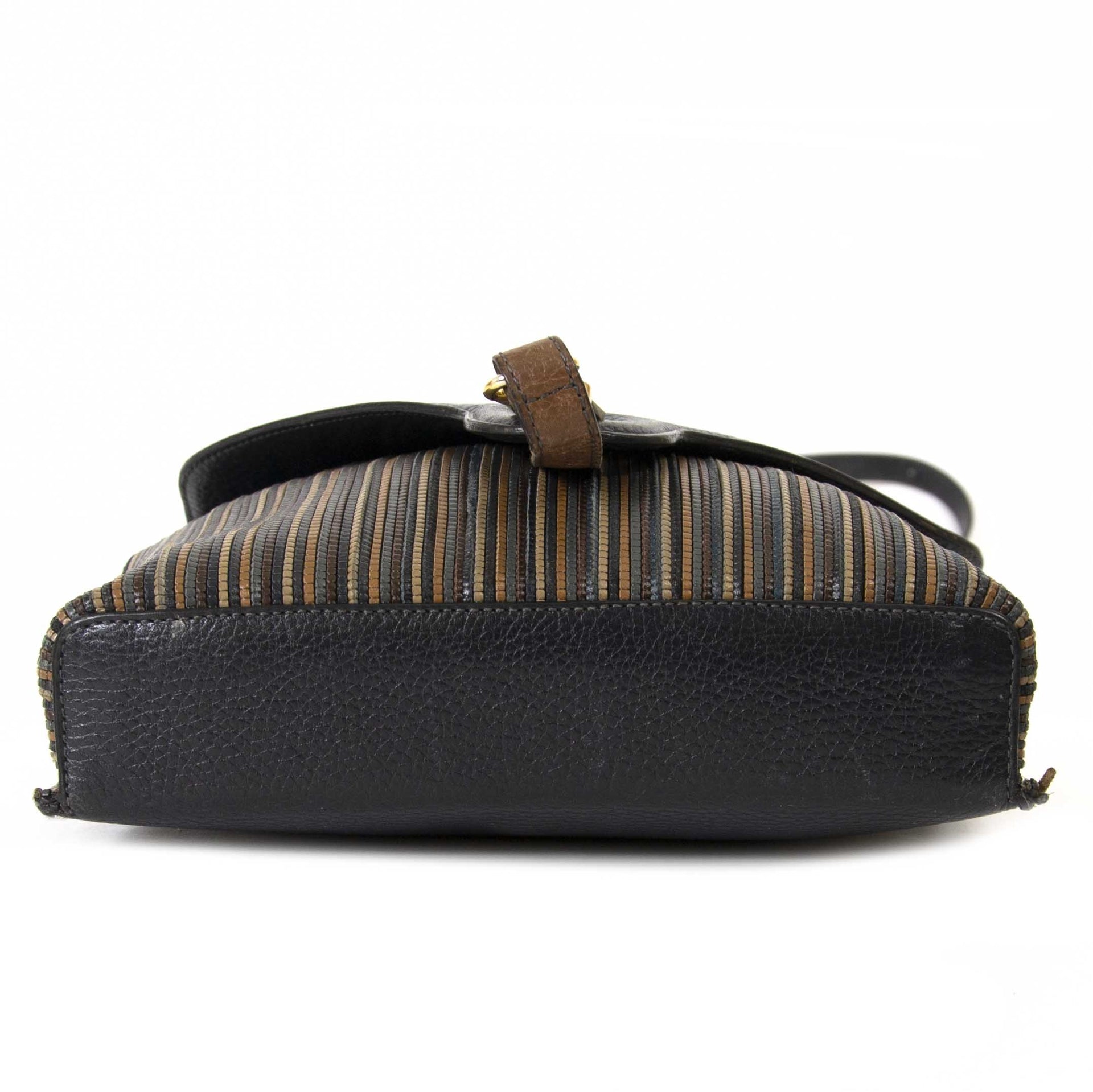 Delvaux Toile De Cuir Crossbody Bag nu te koop bij labellov vintage mode webshop belgië