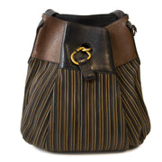 Delvaux Brown Toile De Cuir Faust Bag for the best price available online at Labellov secondhand luxury in Antwerp