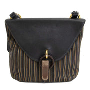 Delvaux Blue Toile De Cuir Crossbody Bag te koop bij Labellov tweedehands luxe