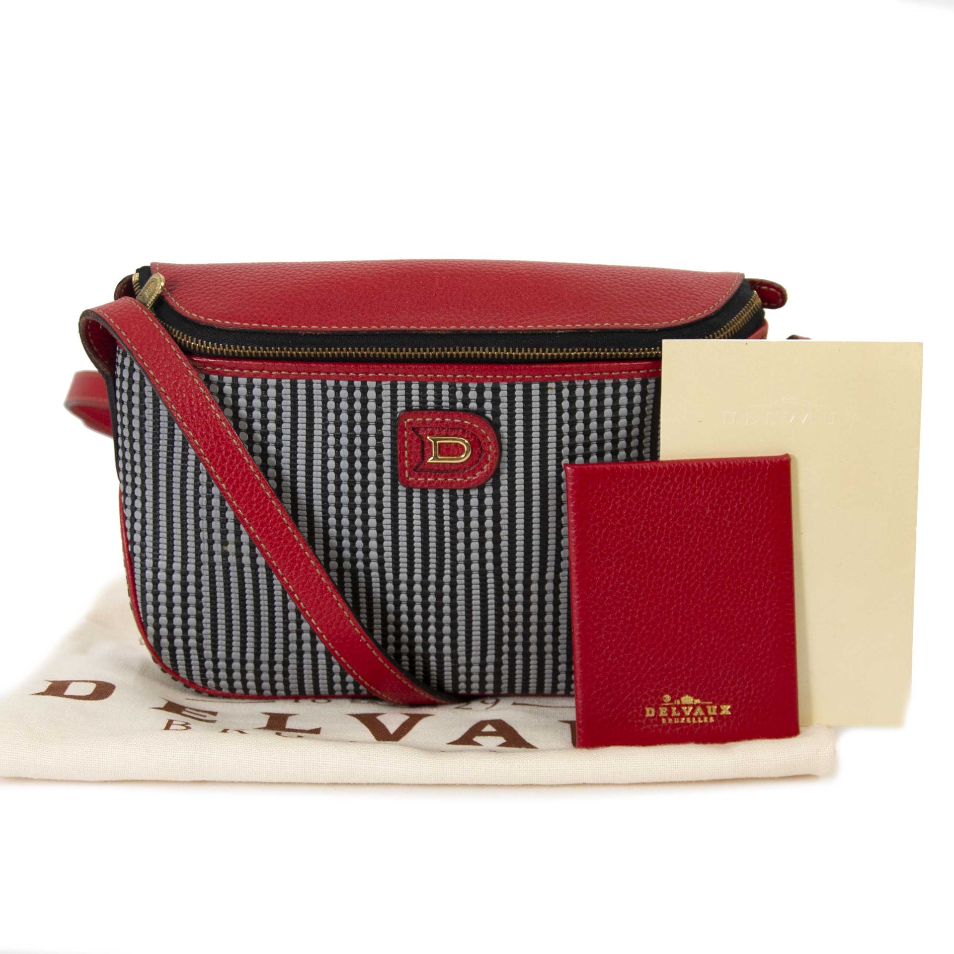 Delvaux Toile De Cuir Fitou Bag nu te koop bij labellov vintage mode webshop belgië