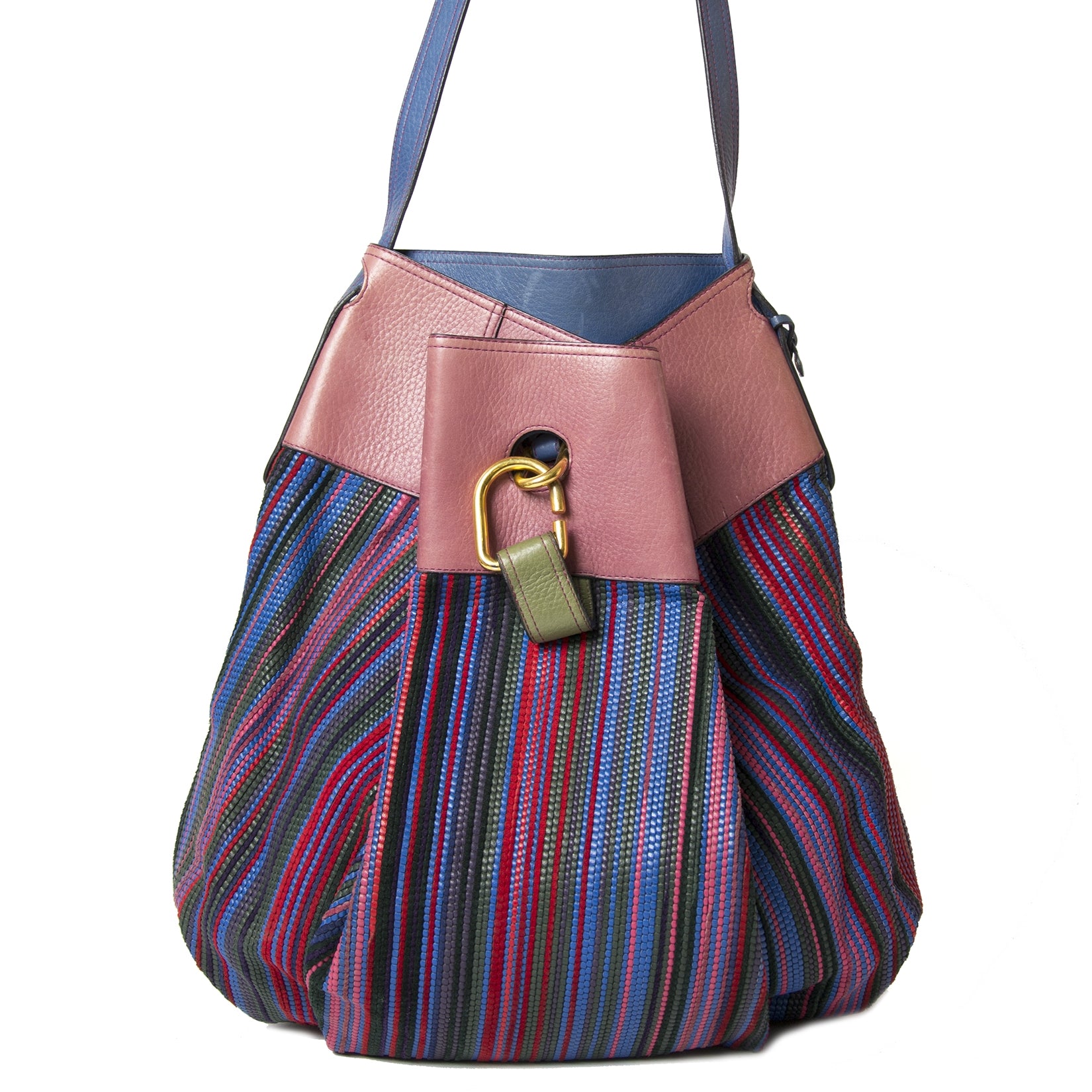 Delvaux Toile de Cuir Multi Large Bag for sale online at Labellov secondhand luxury in Antwerp