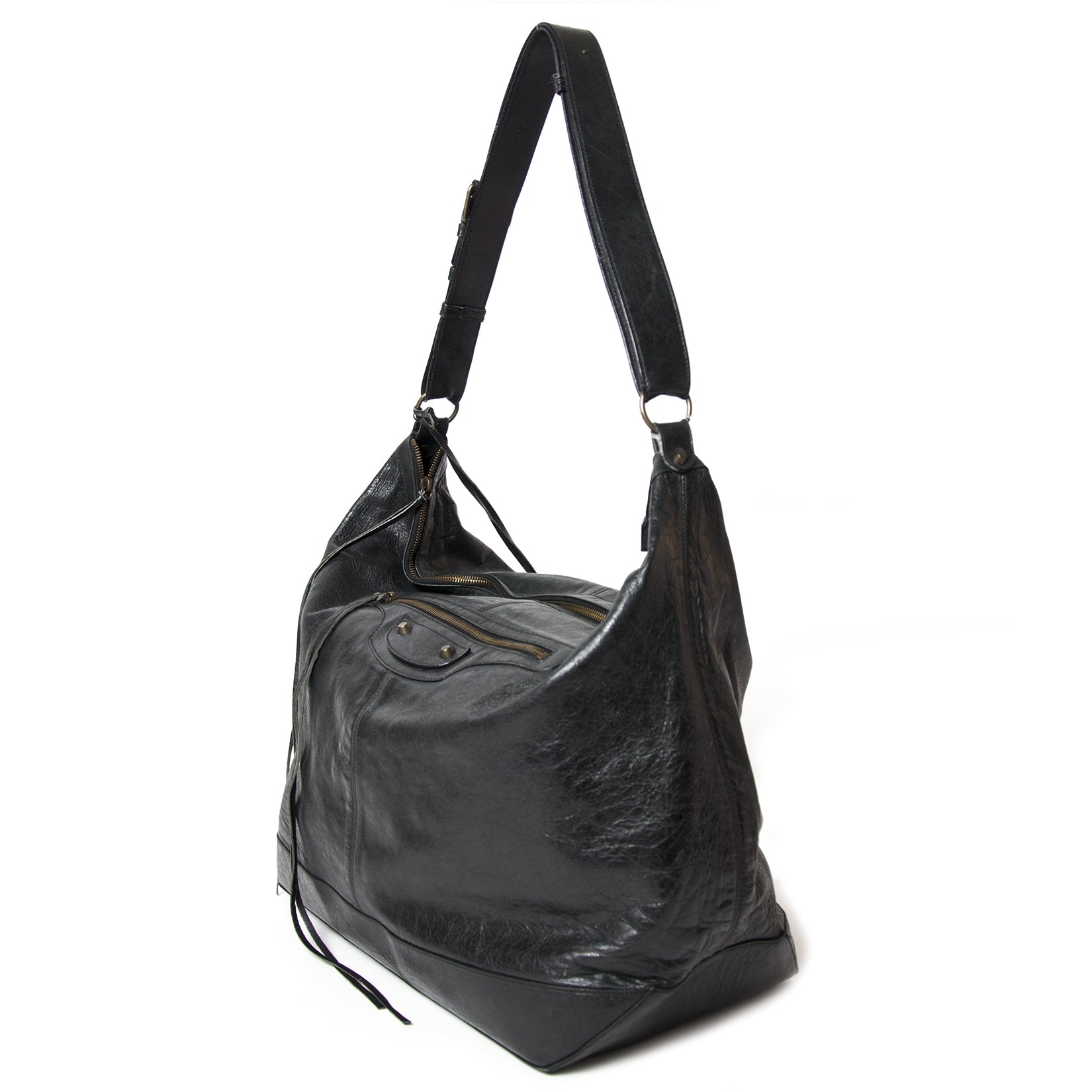Koop en verkoop uw authentieke designer handtas aan de beste prijs Balenciaga Black Courier Bag