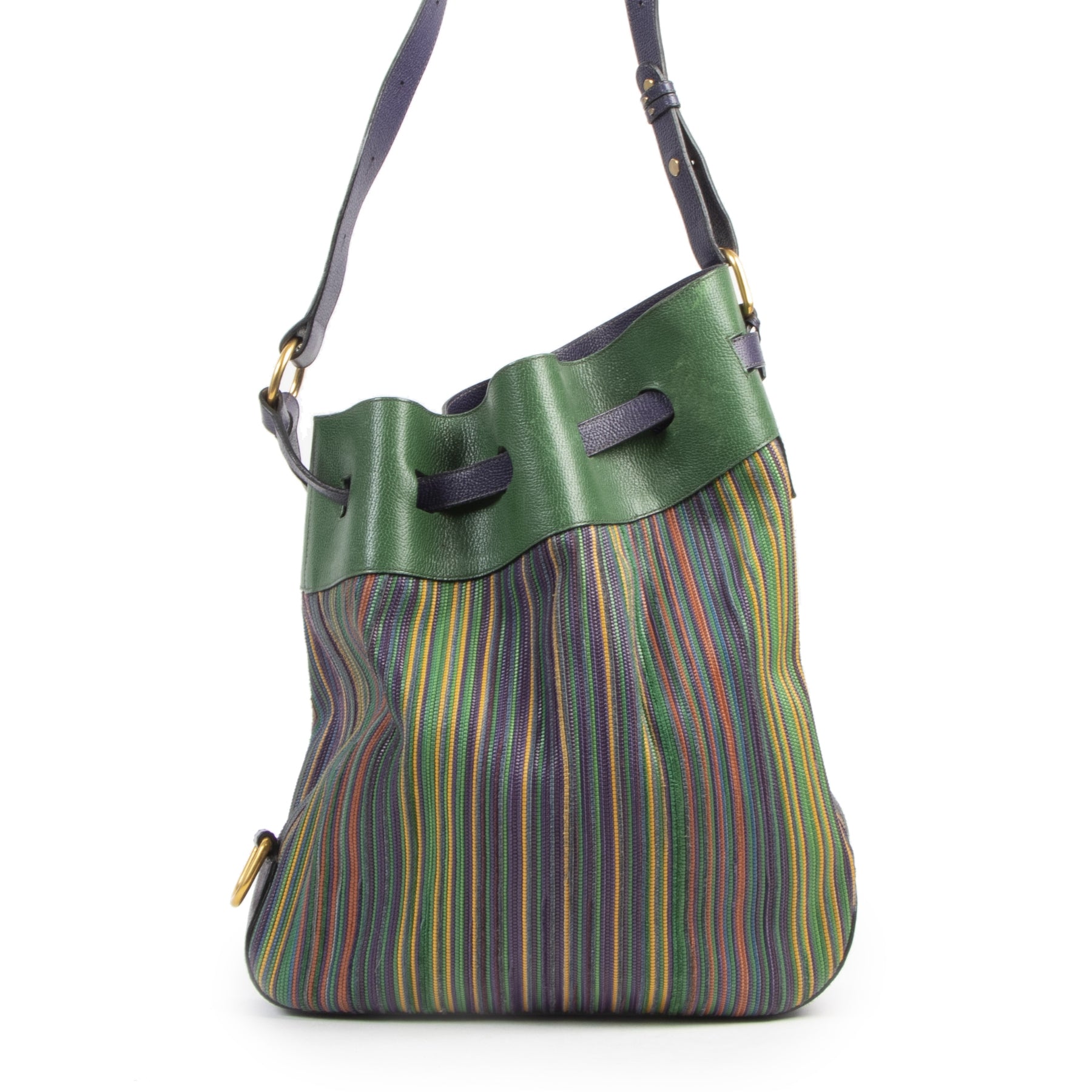 Delvaux Toile De Cuire Shoulder Bag