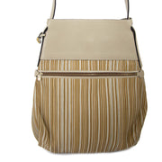 Delvaux Beige Toile De Cuir Faust Bag now for sale at labellov vintage fashion webshop belgium