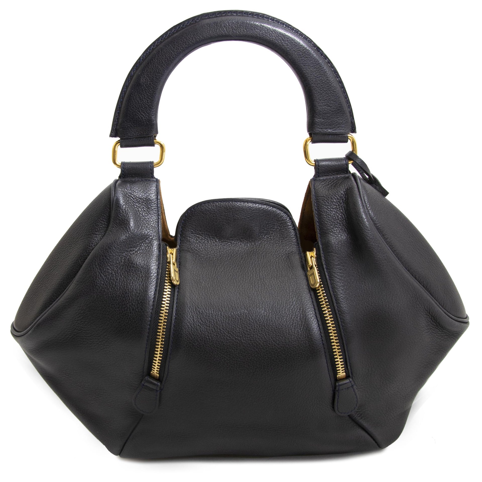 Delvaux Blue Top Handle Bag