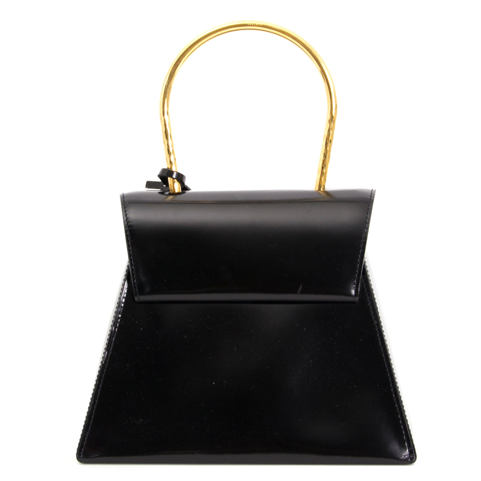 koop online jouw tweedehands Delvaux Triangle Top Handle Bag