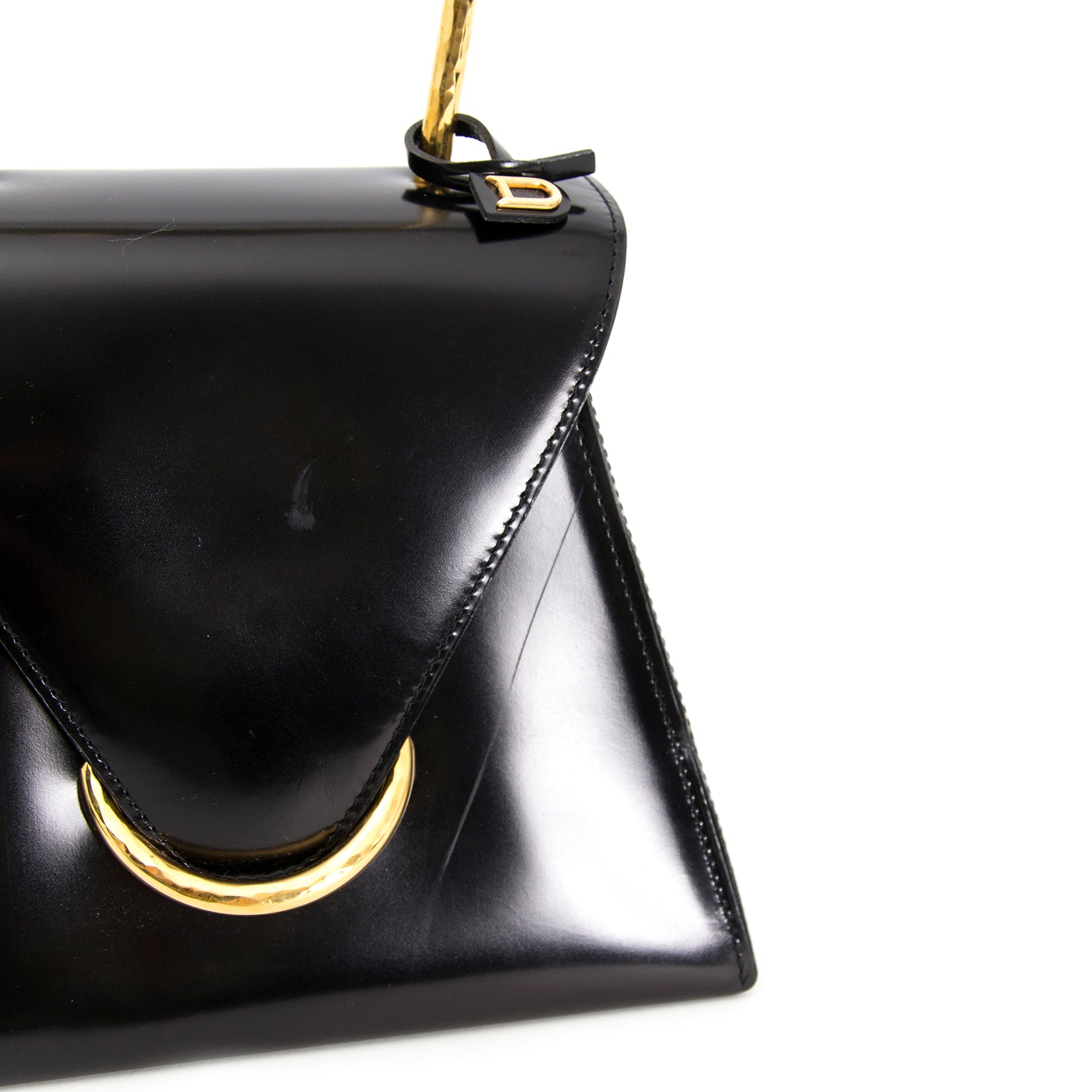 acheter en ligne pour le meilleur prix Delvaux Triangle Top Handle Bag
