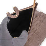Shop safe online at Labellov in Antwerp this 100% authentic second hand Delvaux Brown Nubuck Wallet