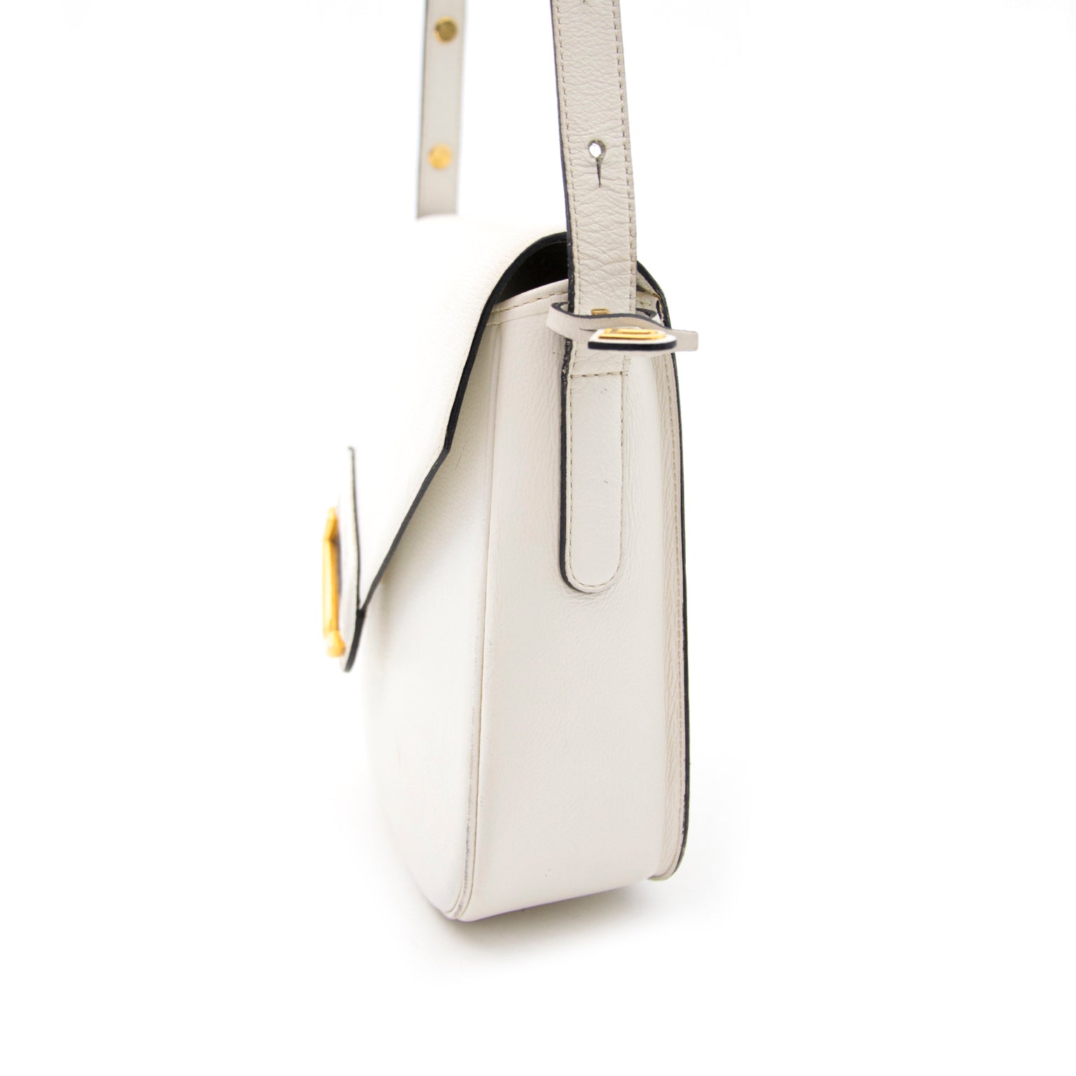 Acheter en ligne chez Labellov.com Delvaux White Shoulder Bag