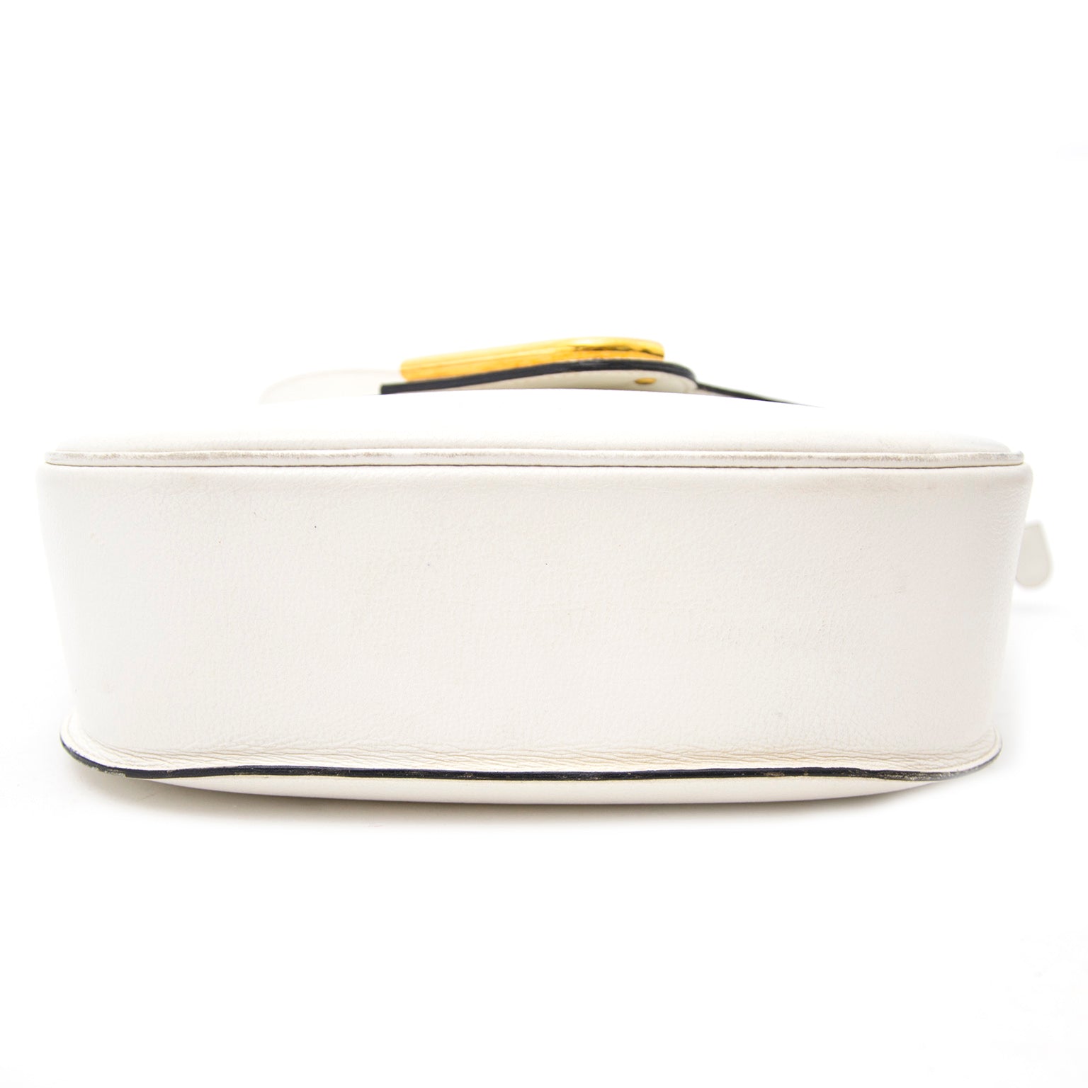 Buy luxury items in Antwerp like Delvaux White Shoulder Bag