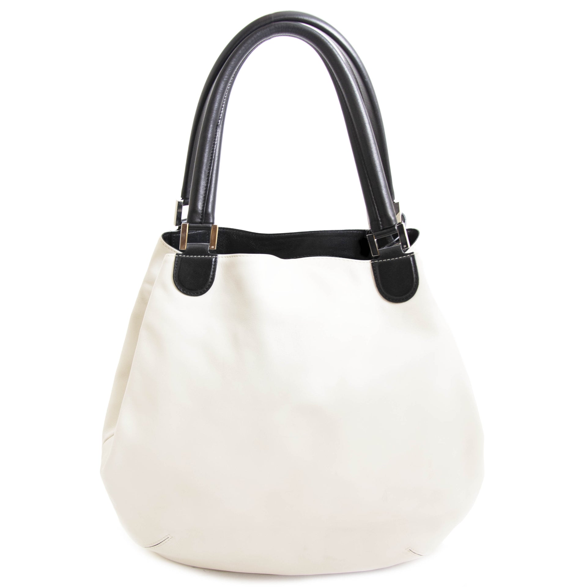 Delvaux Witte Louise Schoudertas