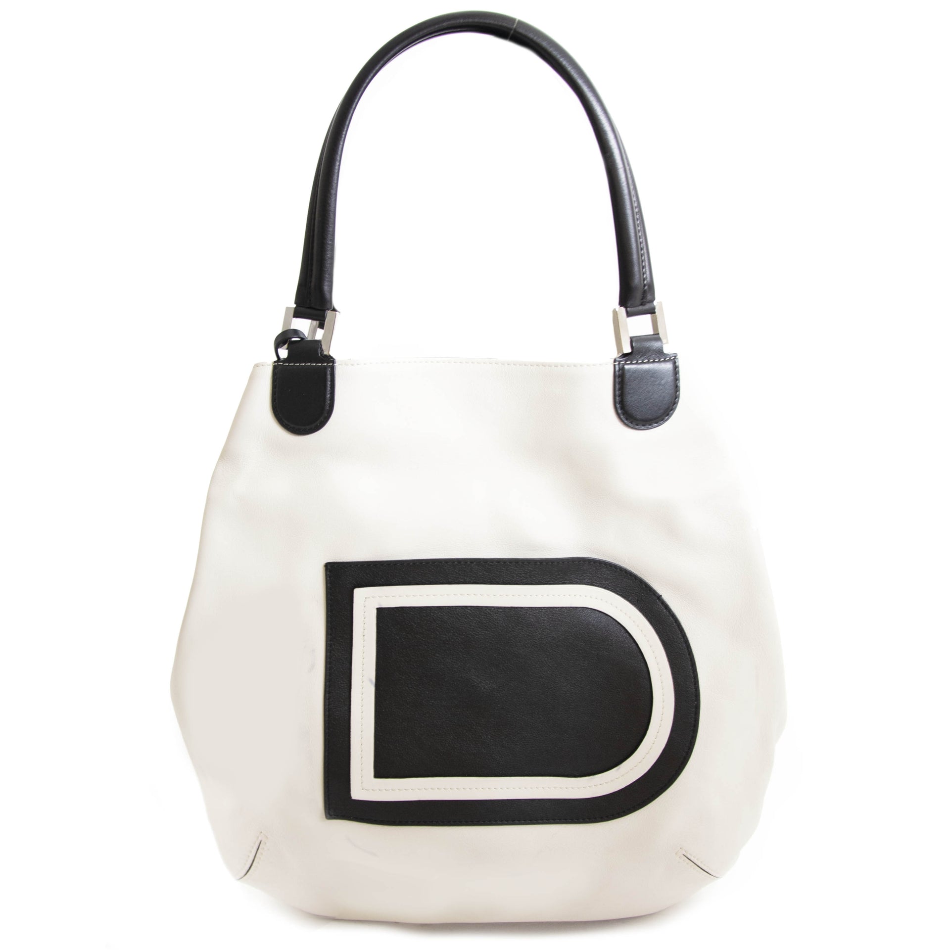 Delvaux White Louise Tote Bag