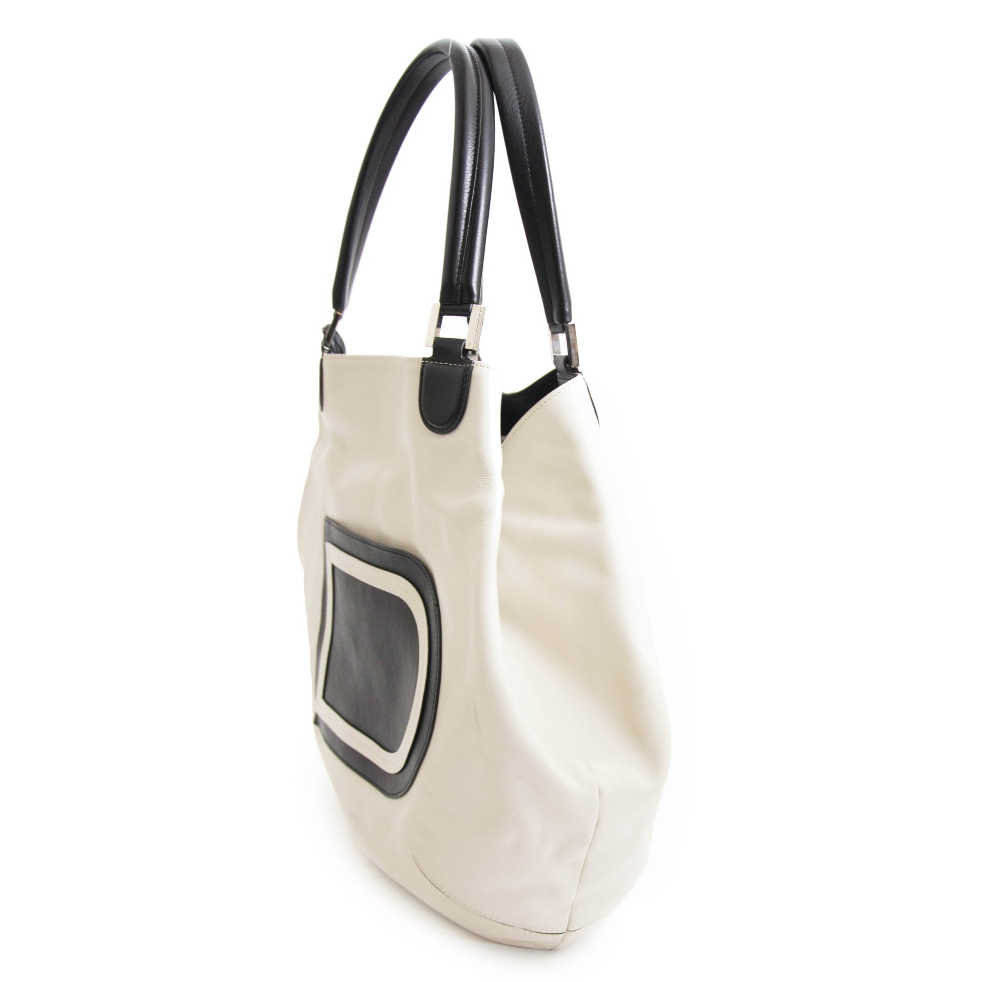 Delvaux White Louise Tote Bag