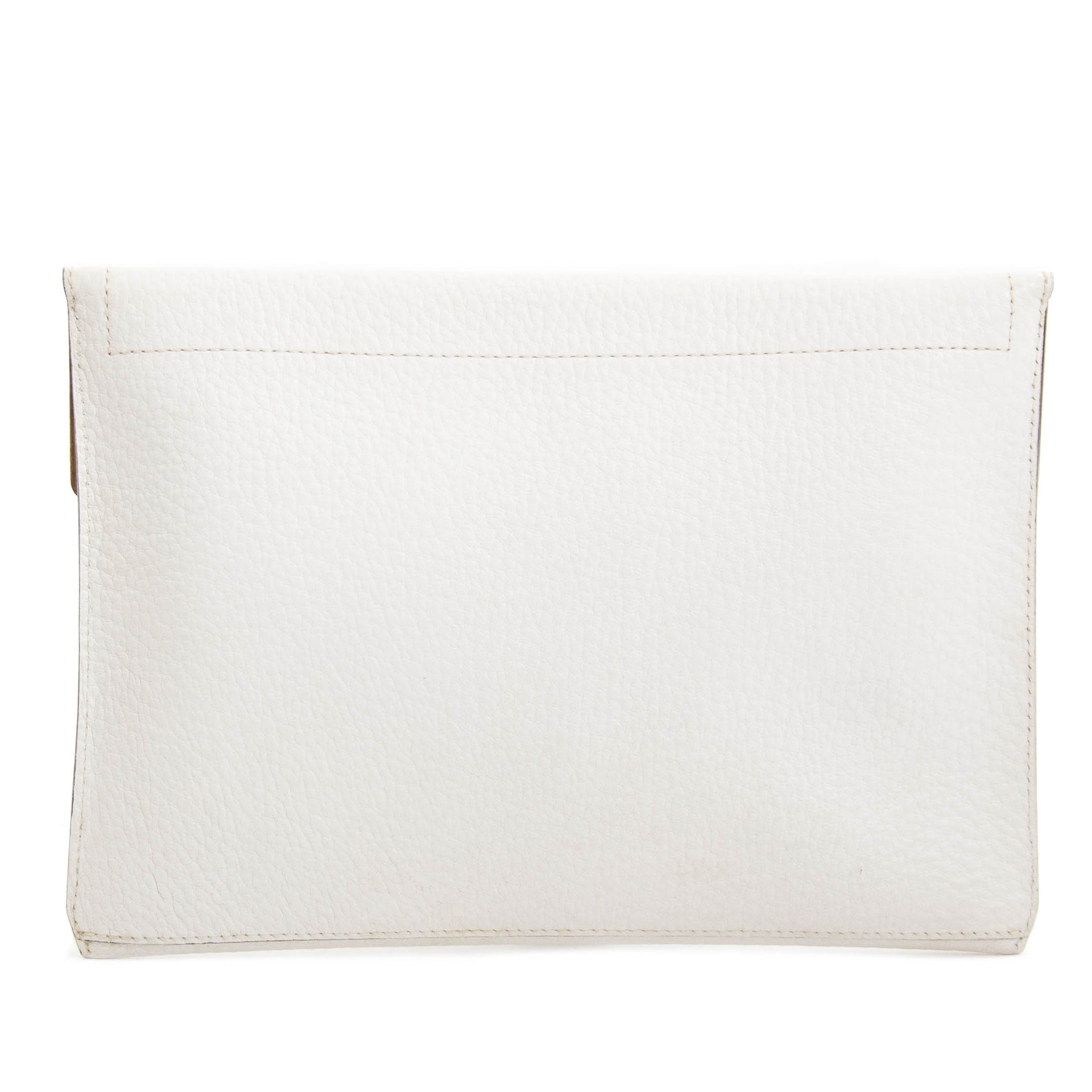 Delvaux White Enveloppe Clutch for sale online
