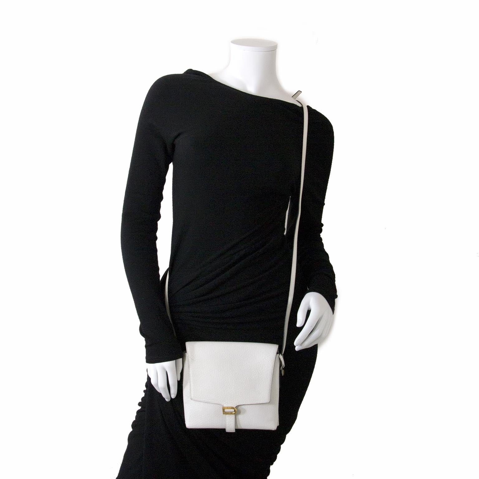 achète des sacs de delvaux blanc crossbody à labellov vintage webshop de mode belgique