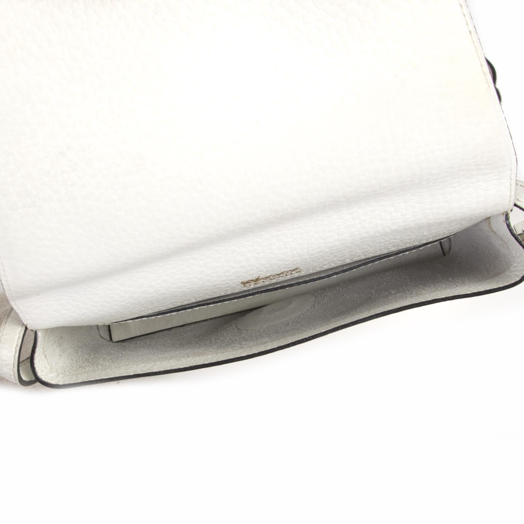 buy authentic delvaux white 'd' crossbody bag now online at labellov vintage fashion webshop belgium