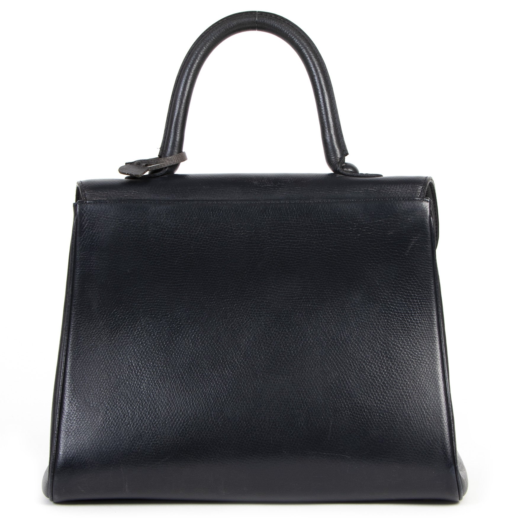 achter en Linge second main Delvaux Brillant Pm Dark Blue