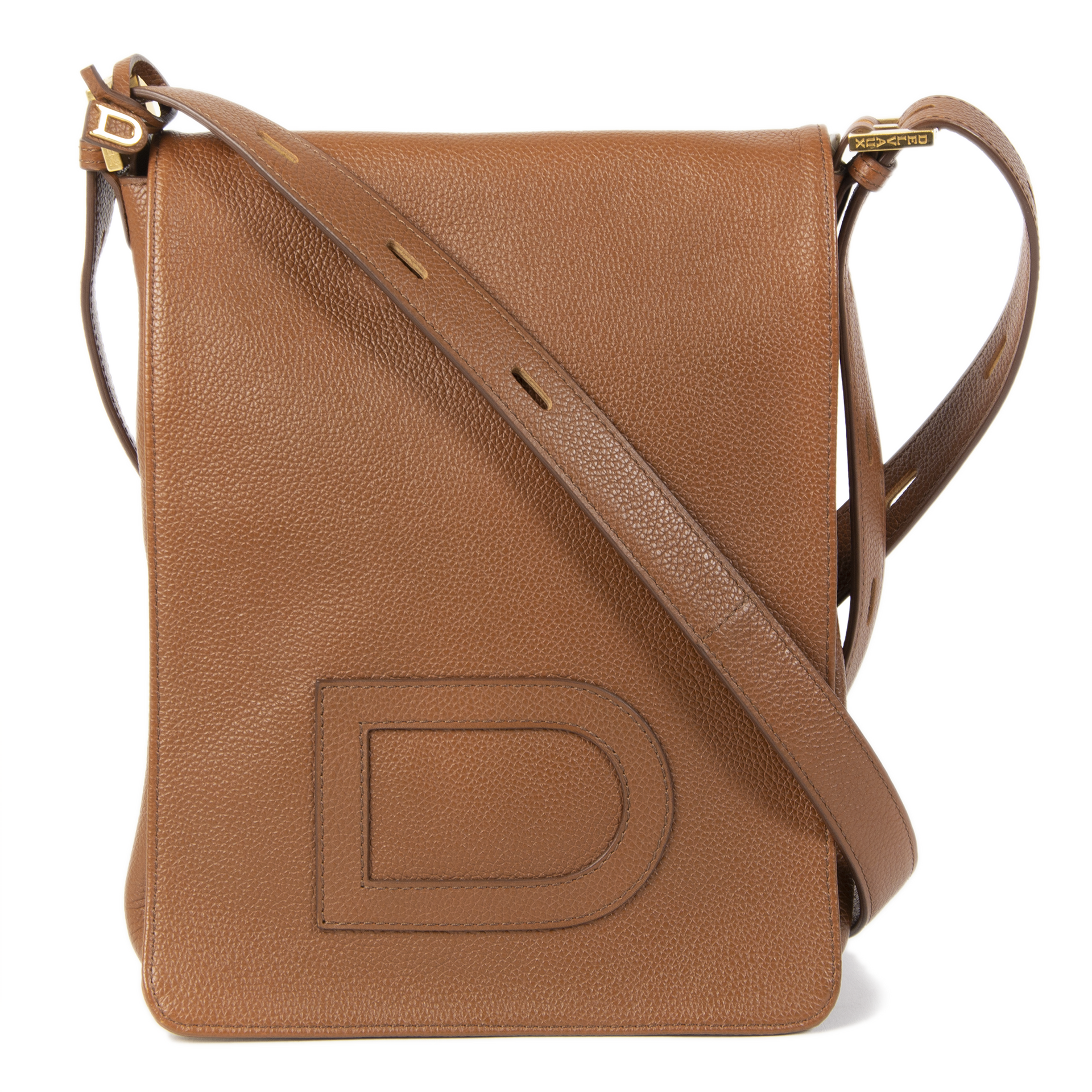 Delvaux Louise Baudrier Cognac PM