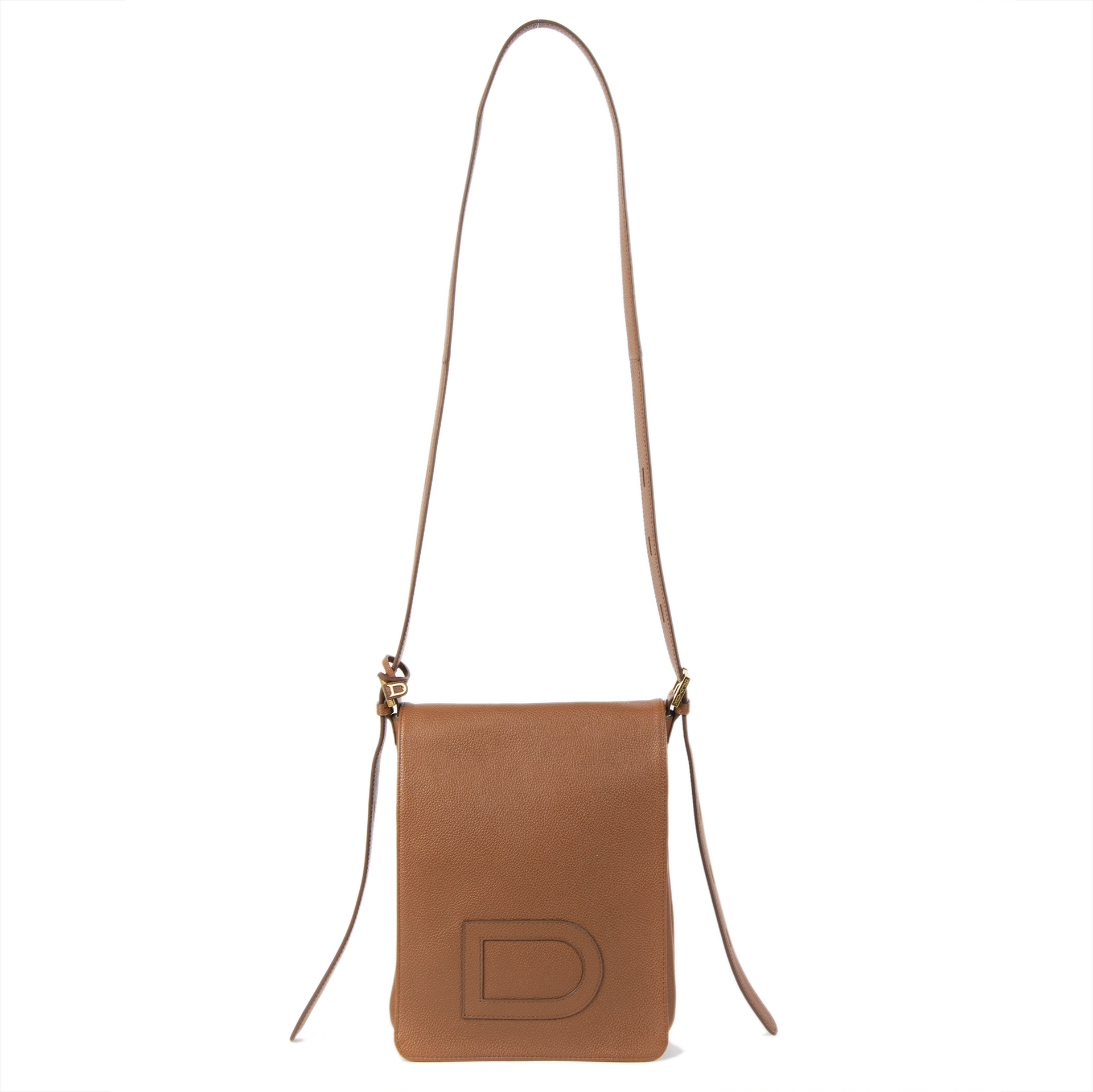 Delvaux Louise Baudrier Cognac PM