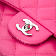 koop veilig online an de beste prijs jou tweedehands worldwide shipping best price rare limited secondhand sold out limited 2014 collection Chanel Metallic Patent Fuchsia New Medium Boy Bag in perfecte staat
