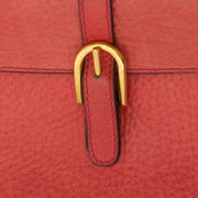 acheter en linge pour le meilleur prix sac Delvaux Red-Orange Belt Bag comme neuf site en ligne labellov.com Belgique, Anvers