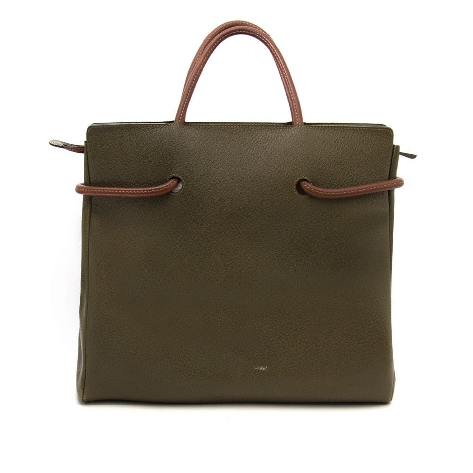 Deux de Delvaux Two Tone Bag online kopen en verkopen aan de beste prijs bij secondhand luxe Antwerpen