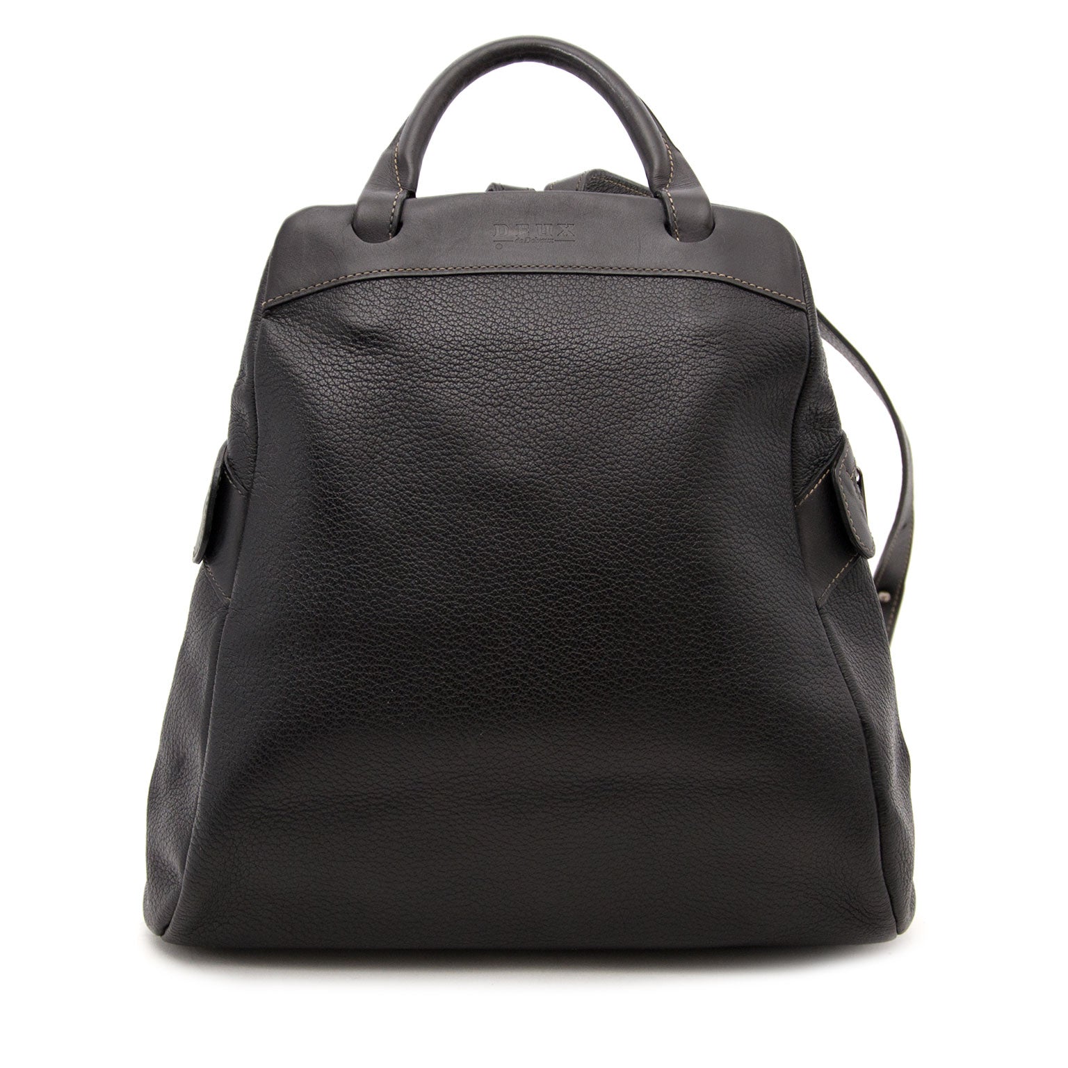 Winkel Deux De Delvaux Fregate Zwarte Rugzak bij Labellov.com