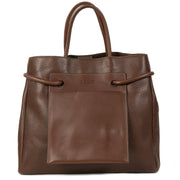 acheter en linge seconde main Deux de Delvaux Chestnut Brown Top Handle