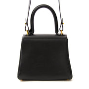 koop veilig online aan de best prijs Delvaux Brillant Dark Mini + Strap beste prijs als nieuw