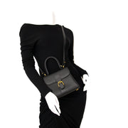 koop veilig online aan de best prijs Delvaux Brillant Dark Mini + Strap beste prijs als nieuw