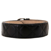 Dior Cannage Black Belt - size 85