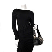 Dior Black Leather Shoulder Bag te koop