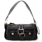 Buy your authentic Dior Black Leather Shoulder Bag for the best price