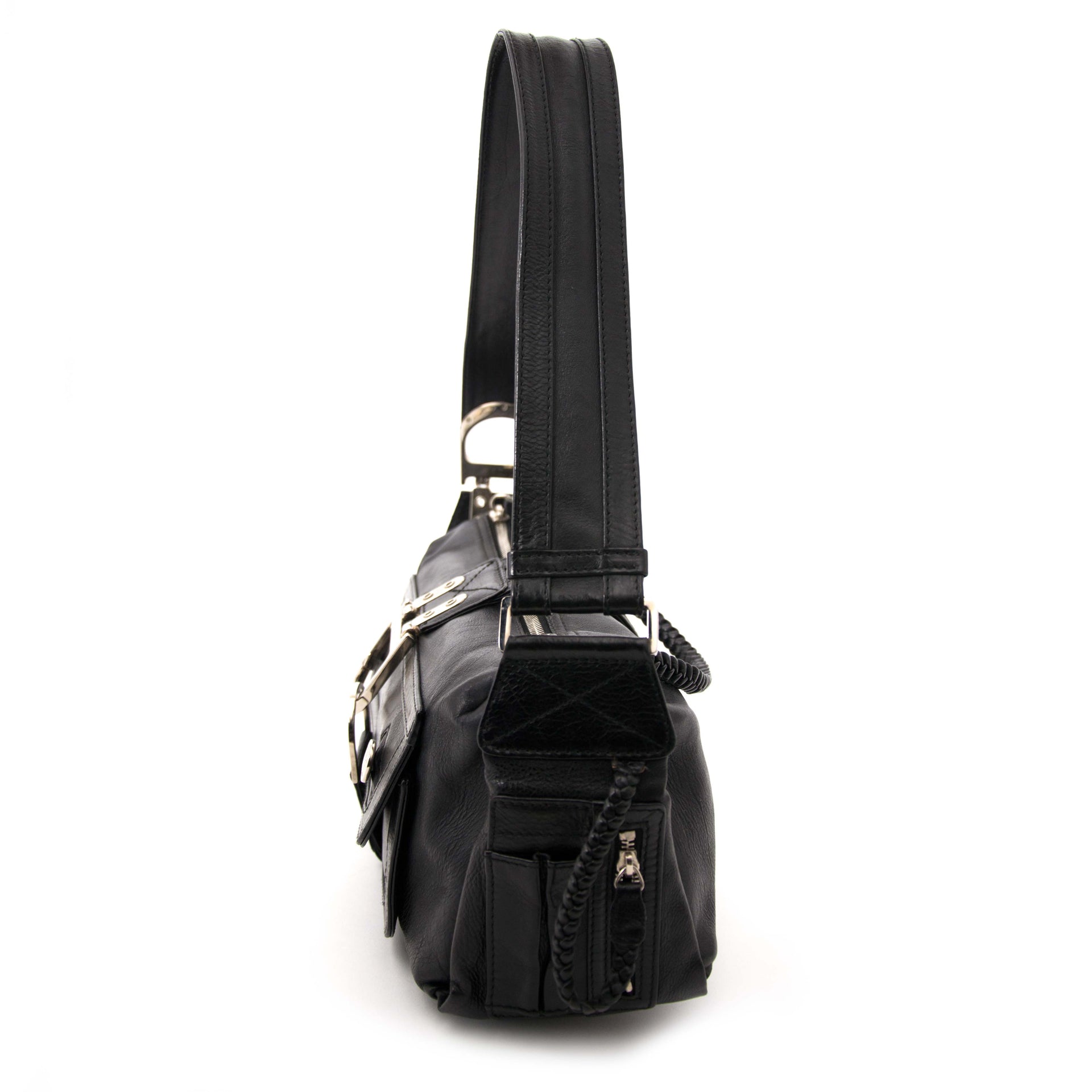 For sale Dior Black Leather Shoulder Bag