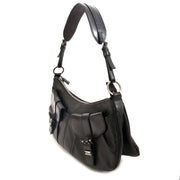dior black leather top handle bag now for sale at labellov vintage fashion webshop belgium