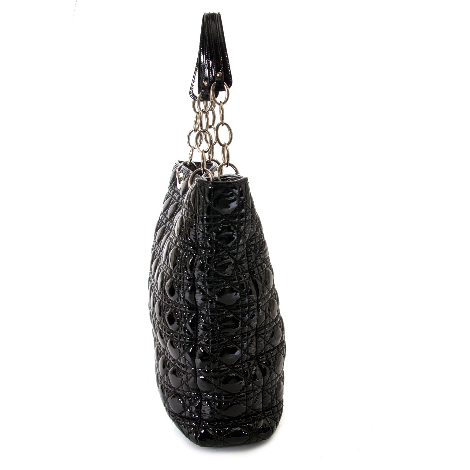 Are you looking for an authentic Christian Dior Black Patent Cannage Tote?