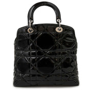 safe online shopping at labellov vintage fashion webshop belgium with lady dior black patent bags