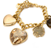 acheter en ligne seconde main Christian Dior Heart Charm Bracelet