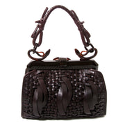 achetez Christian Dior Samourai 1947 Intrecciato Frame Bag chez labellov pour le meileur prix