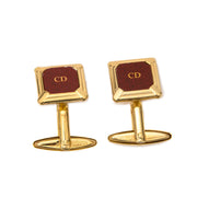 Christian Dior Monsieur Vintage Gold & Rust Cufflinks Buy authentic designer Dior secondhand cufflinks at Labellov at the best price. Safe and secure shopping. Koop tweedehands authentieke Dior manchetknopen bij designer webwinkel labellov.