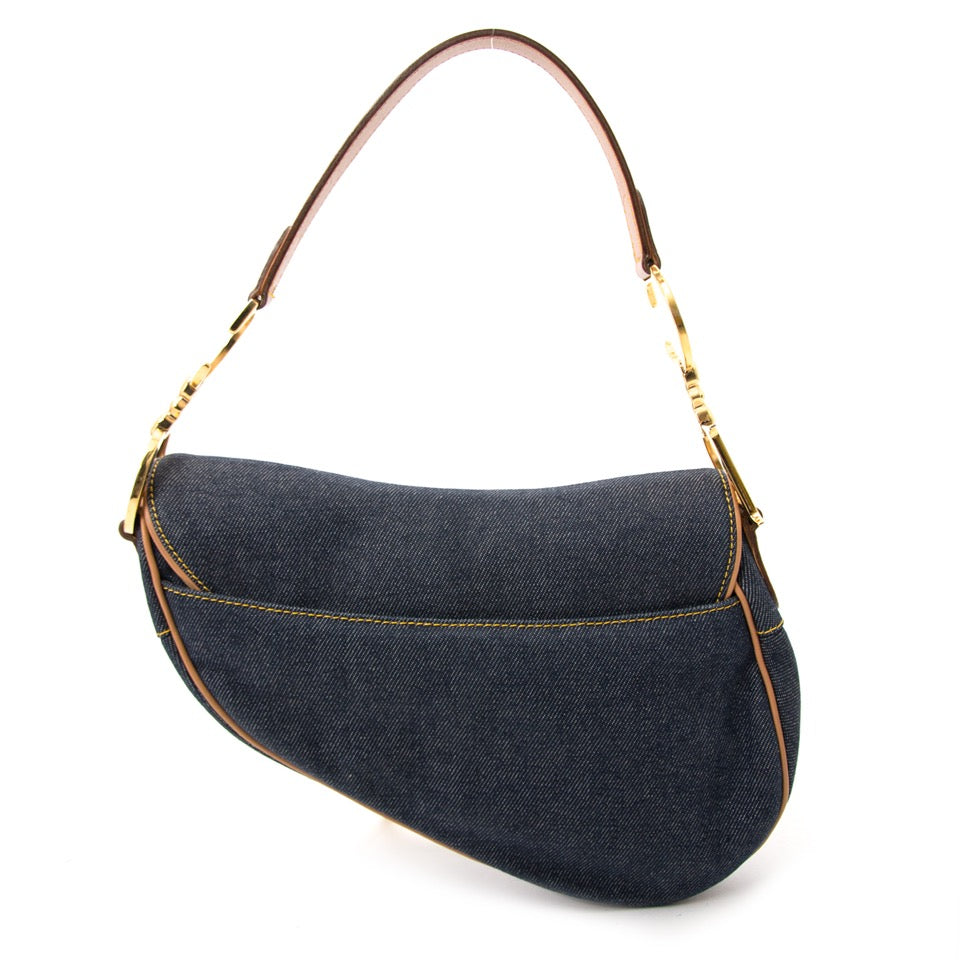 Shop Denim saddle bag on www.labellov.com at the best price
