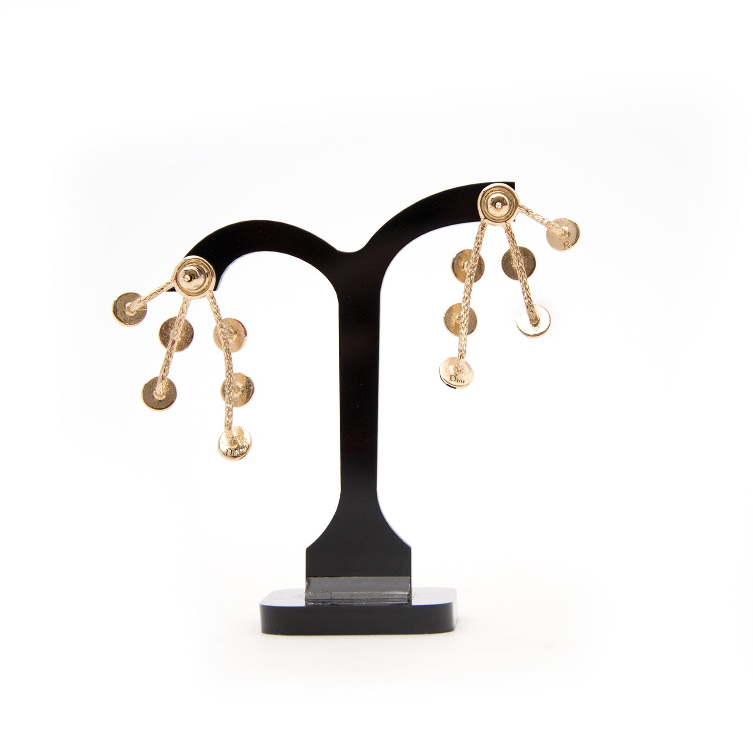 shop safe online at the best price you secondhand Christian Dior 'Mise En' Dior Pearl & Crystal Earrings
