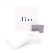 koop veilig online jou designer Christian Dior 'Mise En' Dior Pearl & Crystal Earrings oorbelle