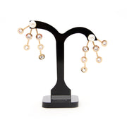 Christian Dior 'Mise En' Dior Pearl & Crystal Earrings seconde main boucle d'orielle comme neuf
