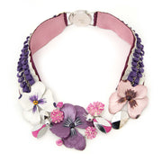 Unique Dior necklace with flowers