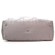 koop veilig online aan d beste prijs Christian Dior Grey Shoulder Bag with Fur net als nieuw 100% authentiek