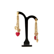 koop veilig online Dior Heart Charms Earrings