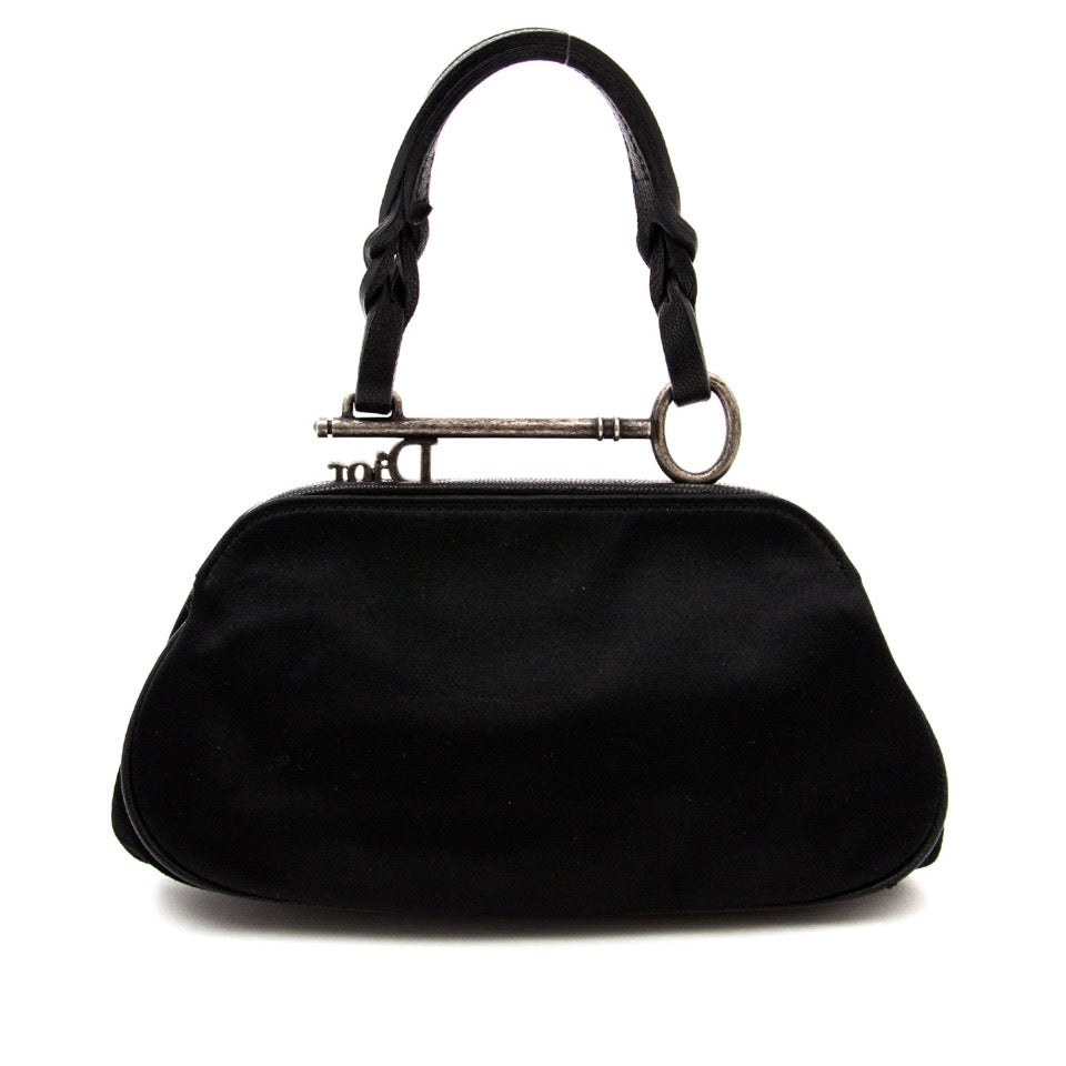 acheter en ligne pour le meilleur prix sac a main Christian Dior Limited Mini Key Gaucho Saddle Bag