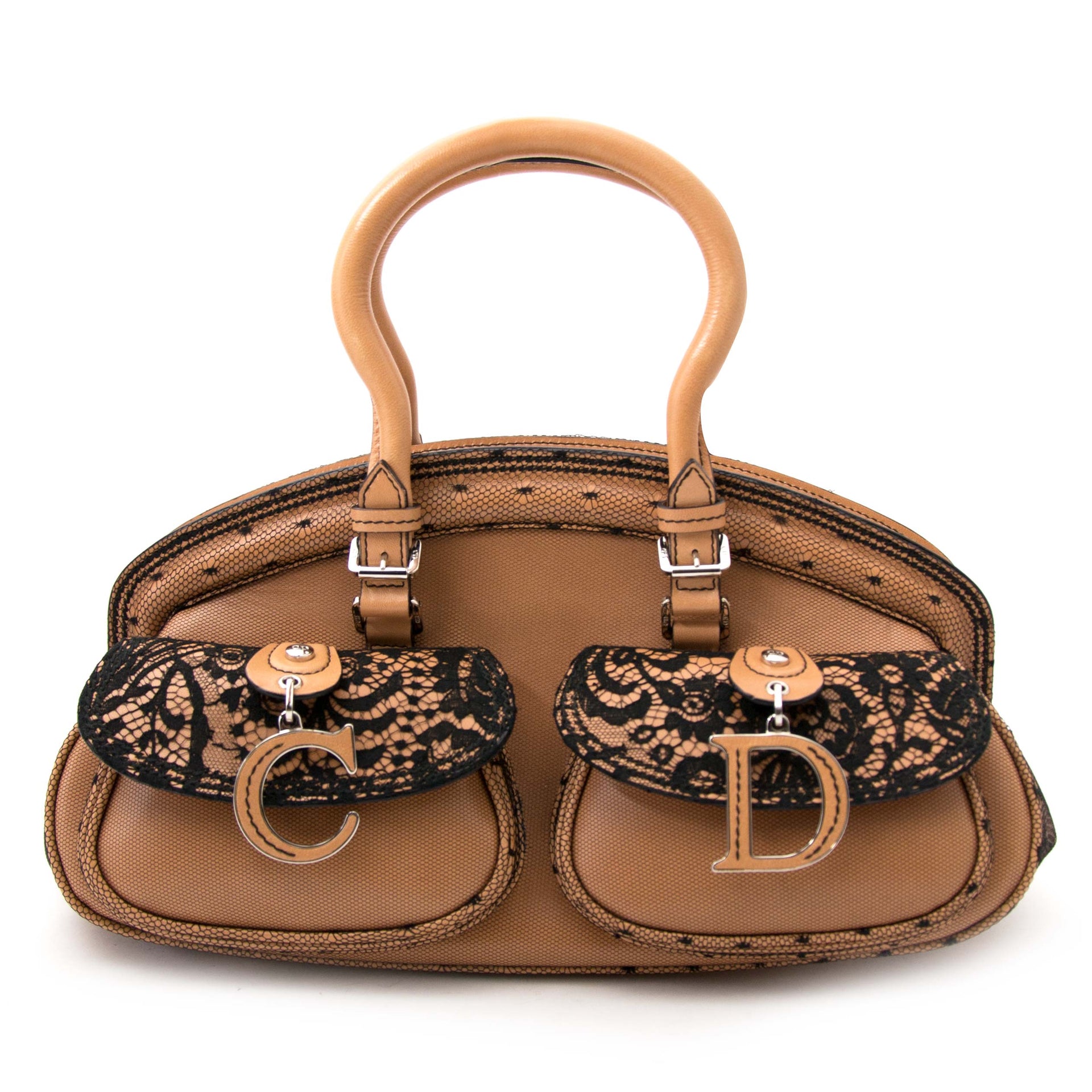 acheter en ligne pour le meilleur prix Christian Dior Medium Lace Detective Bag