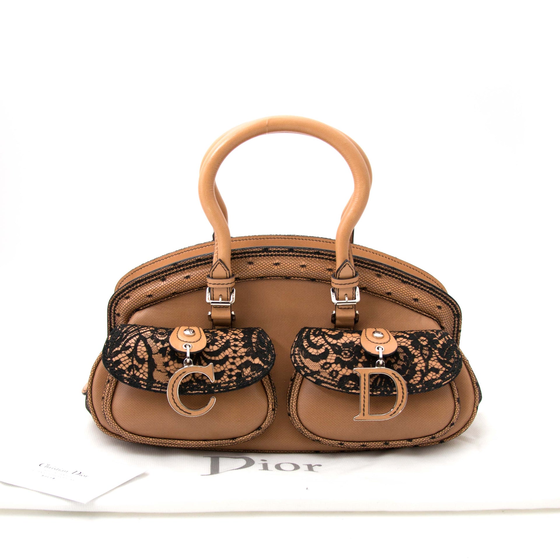 Christian Dior Medium Lace Detective Bag online at the bag